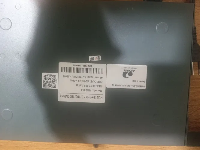 Switch POE 24 portas GIGA