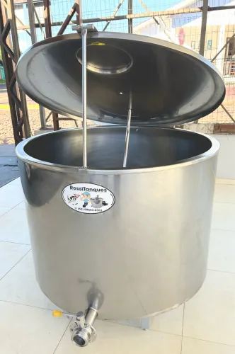 Tanque Tina Misturador 300 Litros Refrigerada para Açaí, Sorvetes e Gelatos Polpas Sucos