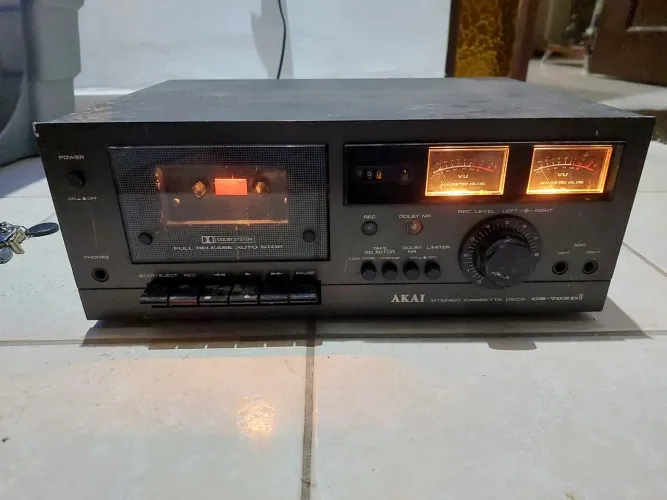 DECK AKAI STEREO CASSETE CS-702FII SÓ VENDA NÃO TROCO POR NADA