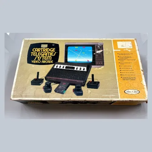 Atari 2600 Heavy Sixer Sears 1977 Sunnyvale completo na caixa, testado CiB - RARO