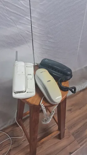 Telefones Fixos Antigos para decoração SEM TESTES 