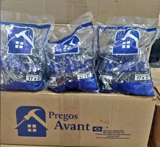 Prego 17x27 com cabeça Pacotes de 1kg