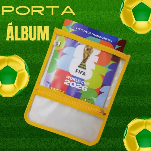 ? O Porta Álbum Perfeito - Proteção para seu álbum e suas figurinhas da Copa. 