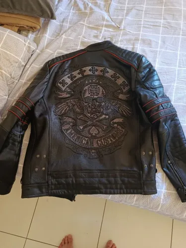 Jaqueta de Couro Legítimo Premium - Estilo Custom