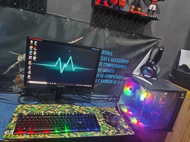 Promoção Pc Gamer Ryzen 5 Completo
