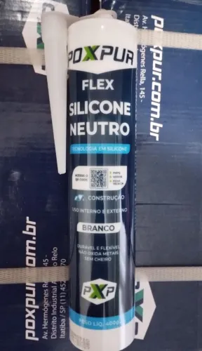 Vendo Silicone Neutro branco 400g -Poxpur