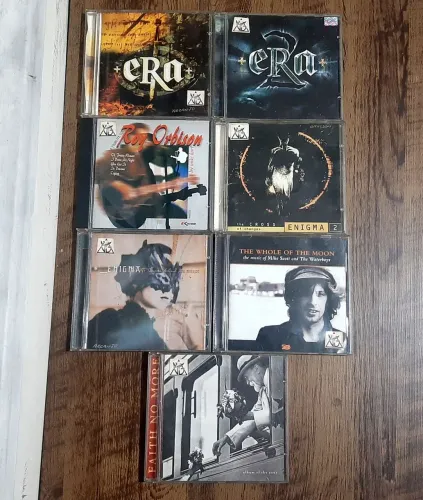 CDs originais ENIGMA ERA FAITH NO MORE MIKE SCOTT AND THE WATERBOYS ROY ORBINSON