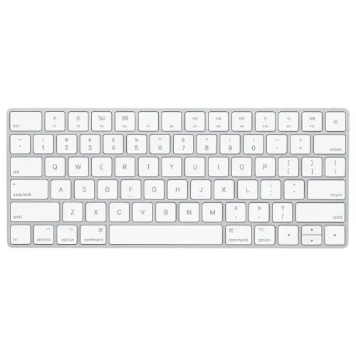 Teclado Apple Magic MLA22LL/A Wireless / Inglês - Branco