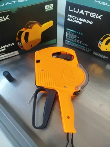Máquina de preço etiquetadora para mercado/padaria nova aceito cartão