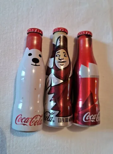 Garrafinhas coca cola miniaturas da copa 2014