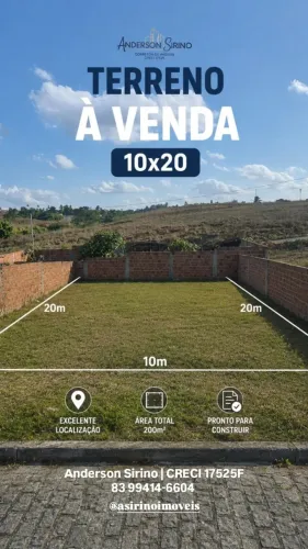 TERRENO EM SAPÉ SEM ENTRADA