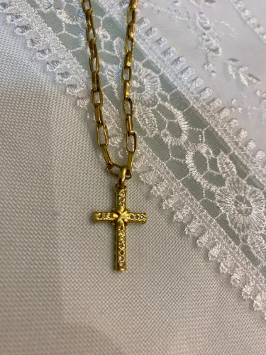 Cordão e Pingente de Ouro 18k