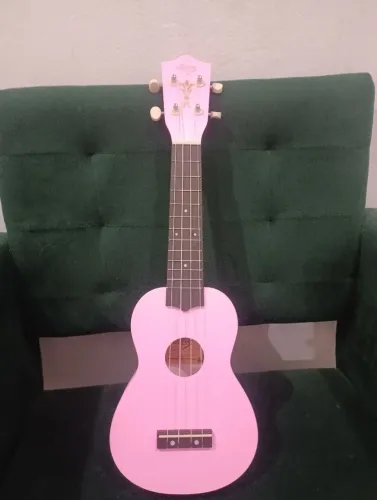 Ukulele rosa iniciante