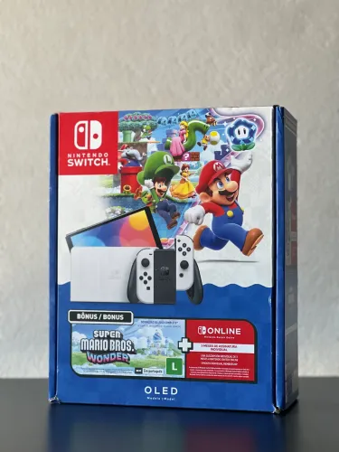 Nintendo Switch Oled Versão Super Mario Bros Wonder
