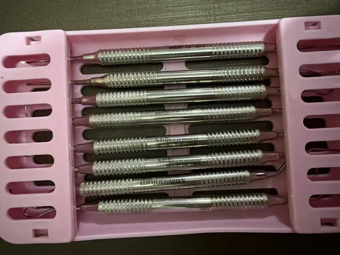 Estojo curetas periodontia