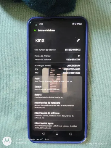 VENDO LG K51S 64GB DE MEMÓRIA