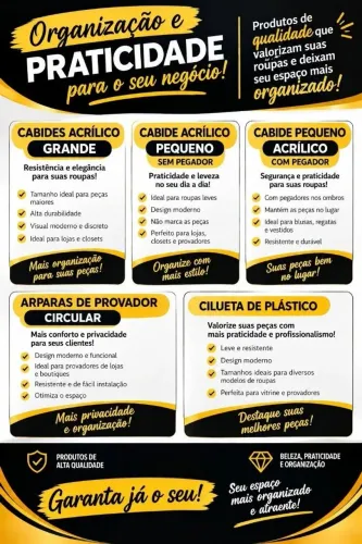 Leia a descrição dos produtos a venda