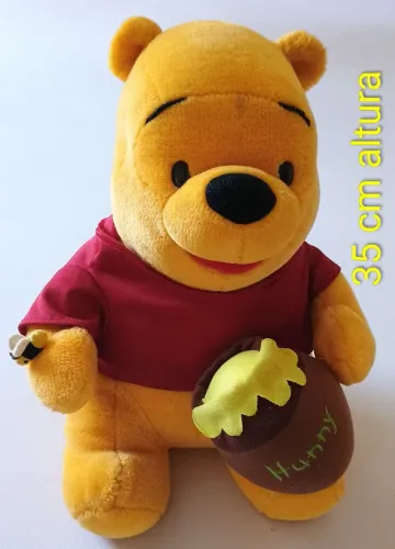 Ursinho Pooh antigo 35 cm altura super conservado