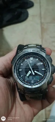 Relógio Casio Protrek PRG 510 Titanium troca 