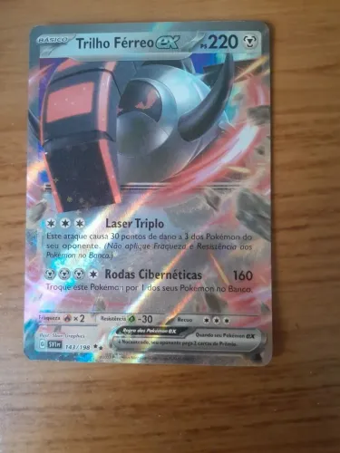 Carta Pokémon Trilho Férreo Ex