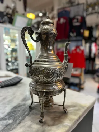 Samovar Vintage Banho em Prata Original 