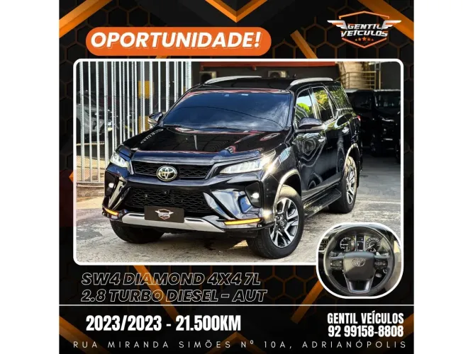 Toyota Hilux SW4 4X4 2.8 Diesel 2023