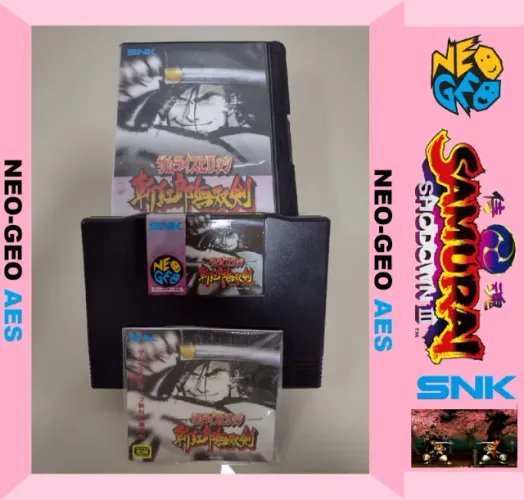Cartucho Samurai Shodown 3 para Neo Geo Aes