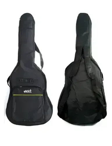 Capa Violão Luxo Mxt Acolchoada 5mm Dupla Alça De Mão Ombro E Bolso