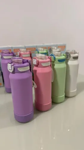 Garrafa térmica 950ml + acessórios 