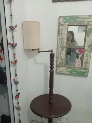 Mesa com abajour