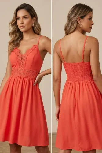 Vestido Coral