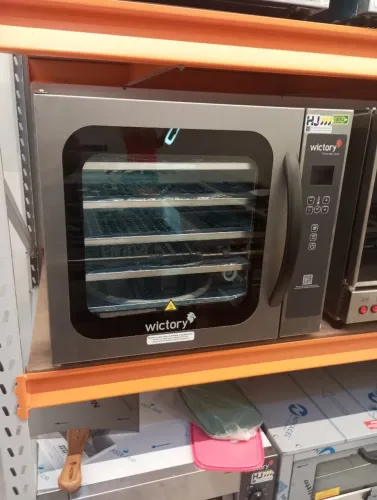 NZ. Forno elétrico convector digital 5 assadeiras com vapor WICTORY