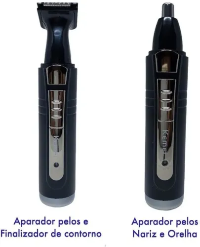 Máquina de barbear, aparador de Pelos Nariz Orelha KM-6511
