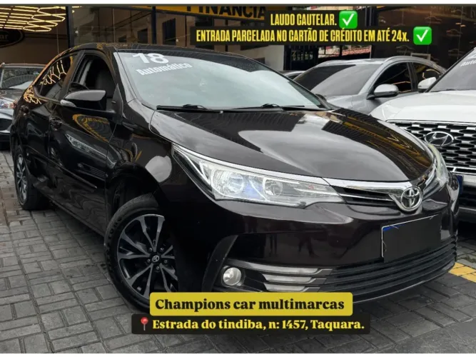 Toyota Corolla GLI 1.8 Flex 16V Aut. 2018