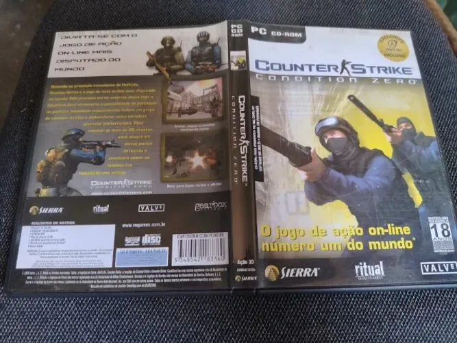 Counter-Strike Condition Zero CD Rom Duplo Jogo Para PC