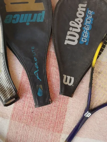 raquetes tênis e Squash Wilson e prince perfeitas