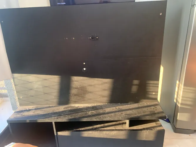 Painel TV 55 polegadas preto