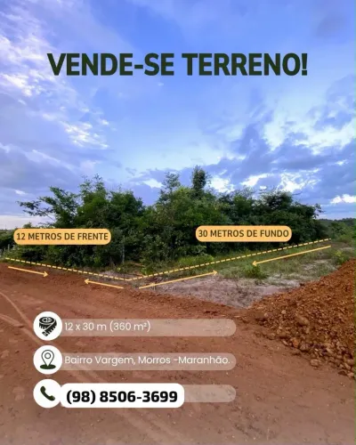 VENDO TERRENO EM MORROS