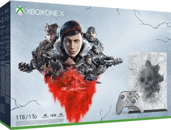 Console Xbox One X 1tb Ssd - Gears 5 Limited Edition Novo Aberto Apenas Para Conferencia