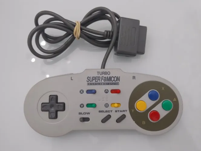 Controle original Famicon turbo 