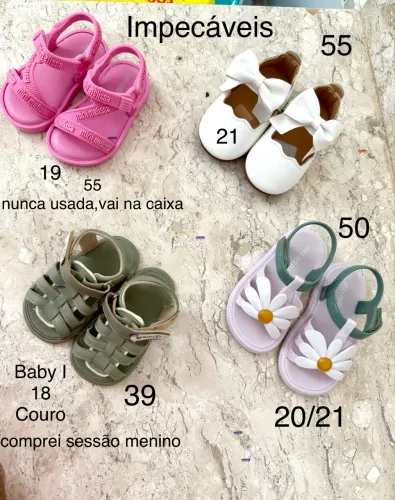 Oportunidade Calçados Impecáveis Mini Melissa