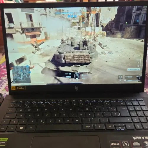 Notebook i5 + RTX 4050 + 16gb + 1tb ssd Acer Predator Nitro V15 caixa e nota