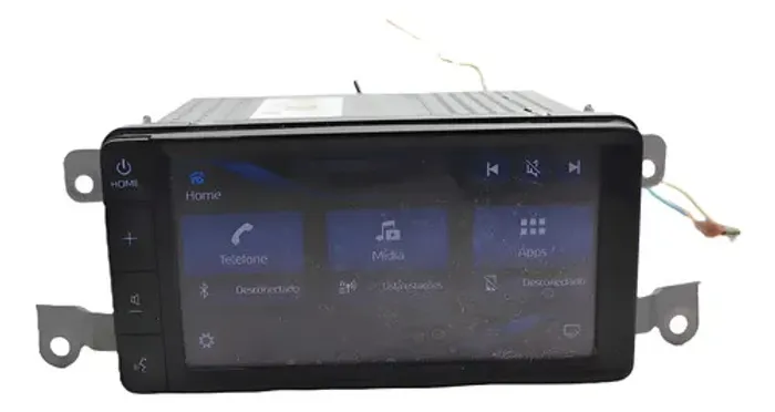 Tela Multimidia Painel Yaris 2019 Ate 2023 Original Preto