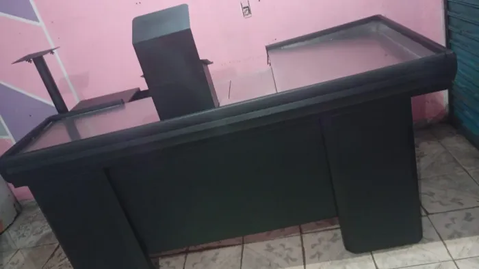 Balcão caixa de supermercado
