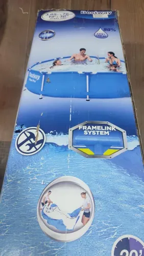 Piscina de vinil estruturada