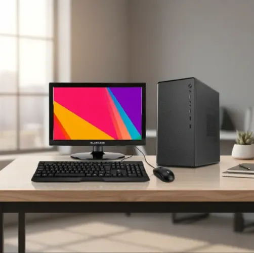 Computador Completo Atom D525, 4gb Ram, Ssd 120 E Monitor