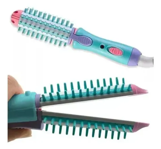 2 em 1 Mini Escova e Chapinha