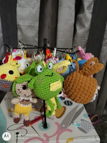 Chaveiros amigurumi 25,00 cada