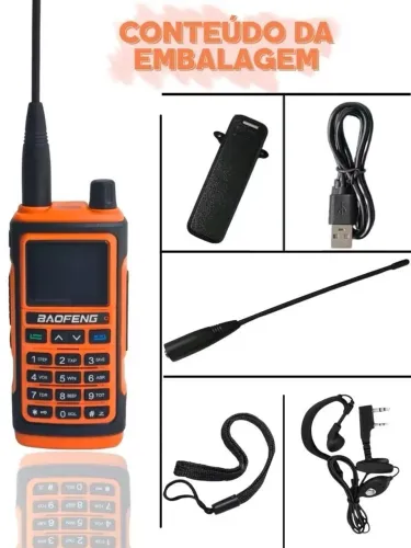 Rádio Comunicador Baofeng UV-17 Potente 15W Dual Band