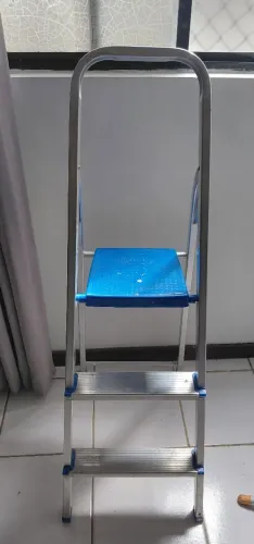 Escada de Alumínio Mor, 3 Degraus